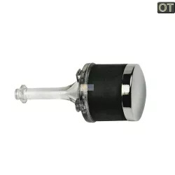 Knebel Siemens 00614424 VorwahlDrehgriff silber schwarz für Kaffeemaschine