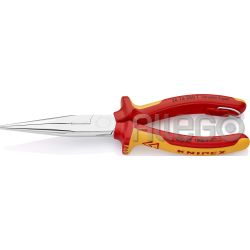 Knipex 26 16 200 T VDE Flachrundzange mit Schneide