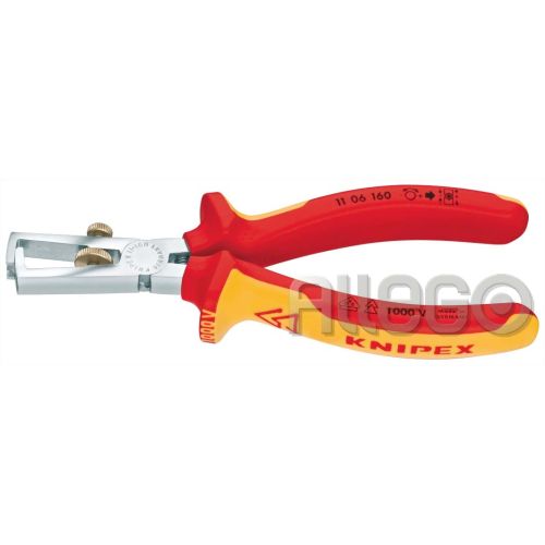 Bild: Knipex Abisolierzange 160 mm 1106 LOSE