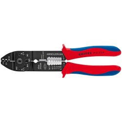 KNIPEX Crimpzange brüniert 215 mm