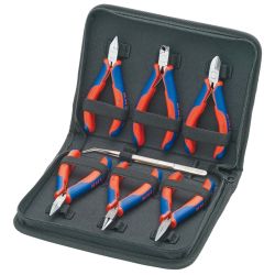 KNIPEX Elektronikzangen-Set 7-teilig