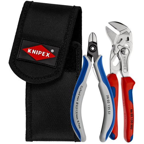 Bild: KNIPEX Kabelbinder - Trennset in Gürteltasche