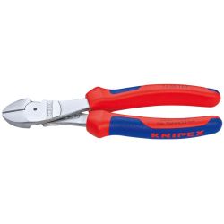 KNIPEX Kraft-Seitenschneider atramentiert 180 mm