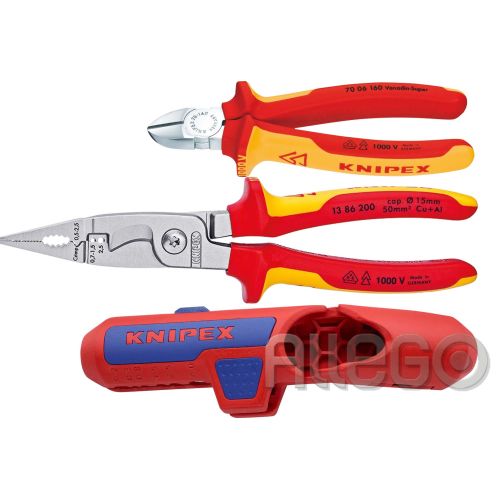 Bild: KNIPEX Werkzeugset Elektro 00 31 30 BK V01