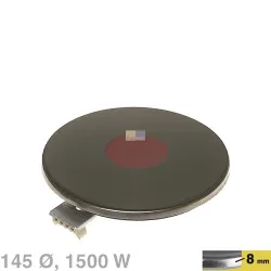 Kochplatte 145mmØ 1500W 230V EGO 18.14463.196 400601195 070096 481925998189