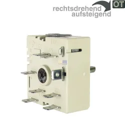 Kochplattenschalter 1kreis Miele 7235171 EGO 50.57021.010 für Kochfeld Herd