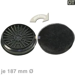Kohlefilter Bosch 00796390 DHZ5276 187mmØ für Dunstabzugshaube 2Stk Bosch