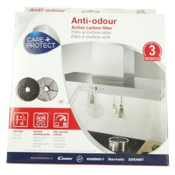 Kohlefilter für Dunstabzugshaube Candy/Hoover 35602062 180x40 mm