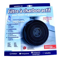 Kohlefilter für Dunstabzugshaube Whirlpool 482000022754 235x46mm