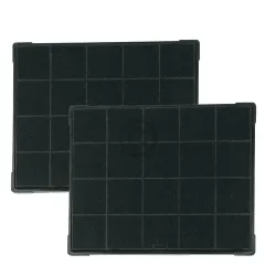 Kohlefilter Whirlpool 481248048198 237x190mm für Dunstabzugshaube 2Stk