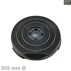 Kohlefilter Wpro 484000008610 FAC349 für Dunstabzugshaube Ø 255mm