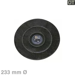 Kohlefilter Wpro 484000008636 E233 233mmØ für Dunstabzugshaube 481281718534