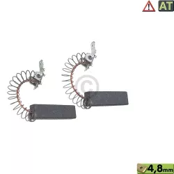 Kohlen 10x6,4x37mm 4,8mmAMP für Miele 3026790 für Motor Waschmaschine