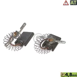 Kohlen 15x5x27mm 4,8mmAMP für Miele 1689370 für Waschmaschine Waschtrockner
