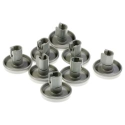 Korbrollen-Set für Geschirrspüler AEG 50286965004 8 Stück grau