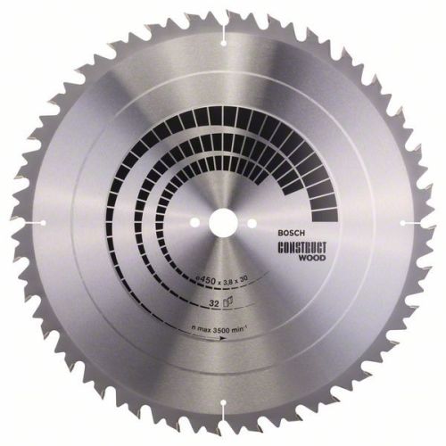 Bild: Kreissägeblatt Construct Wood, Ø 450mm, 32Z (Bohrung 30mm, für Tischkreissägen)