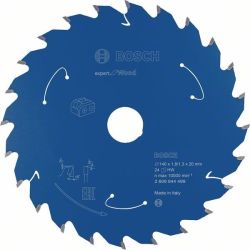 Kreissägeblatt Expert for Wood, Ø 140mm, 24Z (Bohrung 20mm, für Akku-Handkreissä