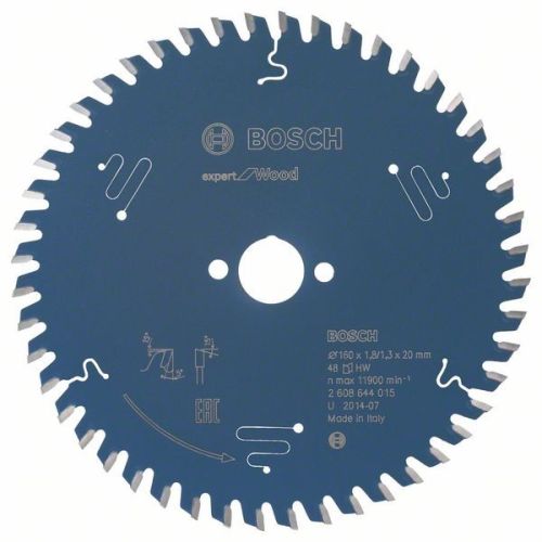Bild: Kreissägeblatt Expert for Wood, Ø 160mm, 48Z (Bohrung 20mm, für Handkreissägen)