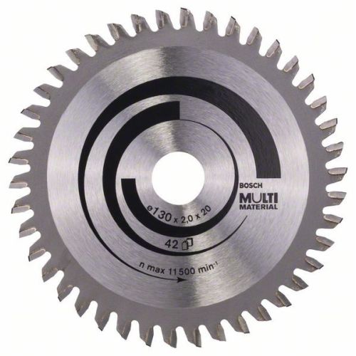 Bild: Kreissägeblatt Multi Material, Ø 130mm, 42Z (Bohrung 20mm, für Handkreissägen)