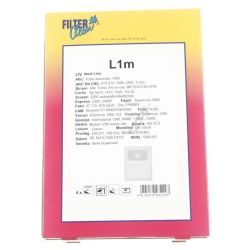 L1m-Beutel für Staubsauger Filterclean FL0115K 4er-Pack
