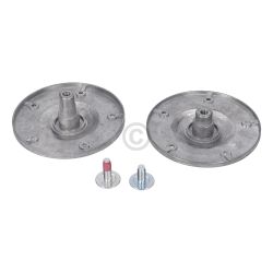 Lagernabe mit Welle Set M8 Bauknecht 480110100802 für Toplader Waschmaschine