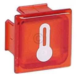 Lampenabdeckung Neff 00423816 Linse rot für Temperatur Herd