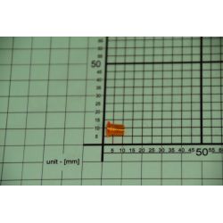 Lampenabdeckung orange Amica 8021961 für Backofen Herd
