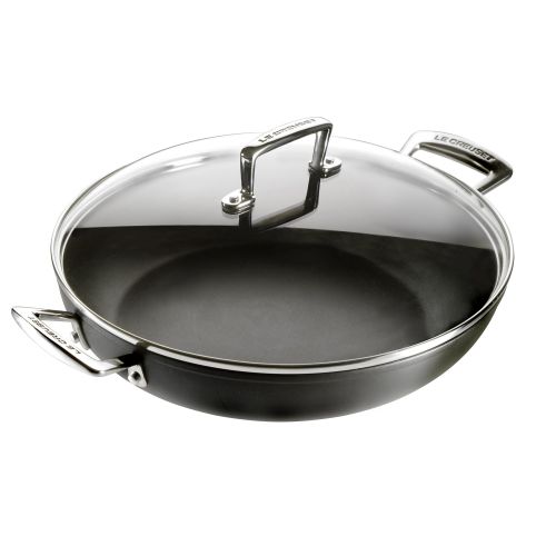 Bild: Le Creuset Aluminium Profipfanne mit Glasdeckel, 24cm