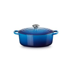 Le Creuset Bräter Signature oval 27cm, Azure