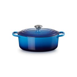 Le Creuset Bräter Signature oval 29cm, Azure