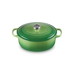 Le Creuset Bräter Signature oval 29cm, Bamboo green