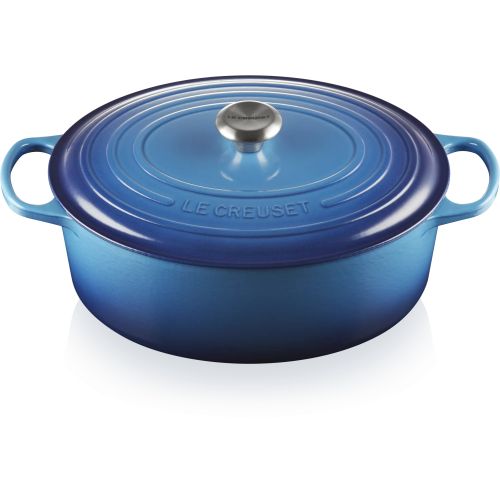 Bild: Le Creuset Bräter Signature oval 31cm, azure