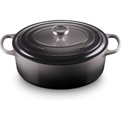 Le Creuset Bräter Signature oval 31cm, flint