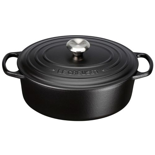 Bild: Le Creuset Bräter Signature oval 31cm, schwarz matt