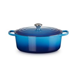 Le Creuset Bräter Signature oval 33cm, Azure