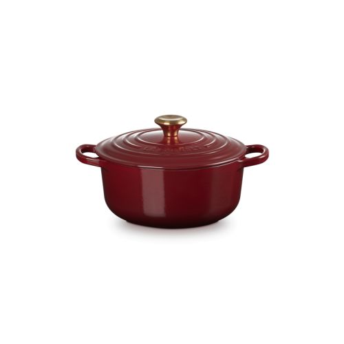 Bild: Le Creuset Bräter Signature rund 20cm, Garnet