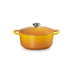 Le Creuset Bräter Signature rund 24cm, Nectar