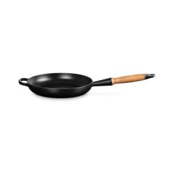 Le Creuset Bratpfanne Signature 24cm, schwarz matt