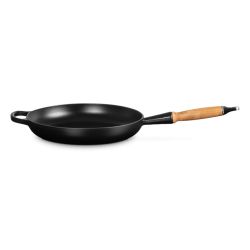 Le Creuset Bratpfanne Signature 26cm, schwarz matt
