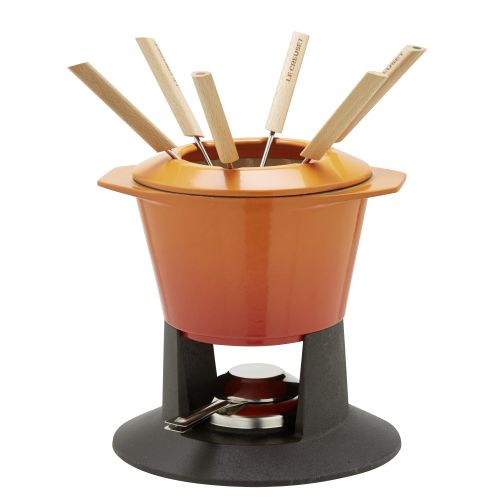 Bild: Le Creuset Fondue Set Gourmand, ofenrot