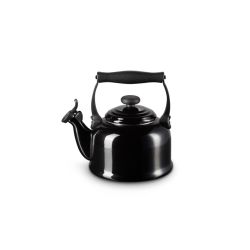 Le Creuset Wasserkessel Tradition, schwarz glänzend