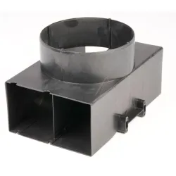 Luftleiter für Dunstabzugshaube Whirlpool 488000861112 Umluft, Ø150mm