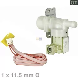 Magnetventil 1-fach 180° 11,5mmØ mit Kabel 407136337/0