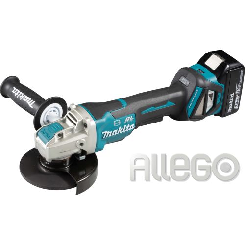 Bild: Makita Akku-Winkelschleifer 18V/5,0Ah 2Akkus+LG DGA519RTJ