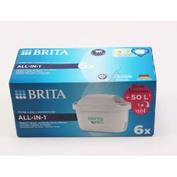 MAxtra PRO 6er-Pack für Brita Kühlschrank 1050417 Wasserfilter, All-in-1