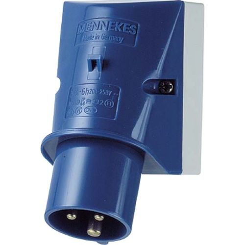 Bild: MENNEKES Wandstecker 344 32A3P 6H230V IP44