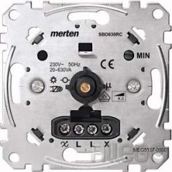 Merten Drehdimmer-Einsatz f.kap.Last 20-630W MEG5137-0000