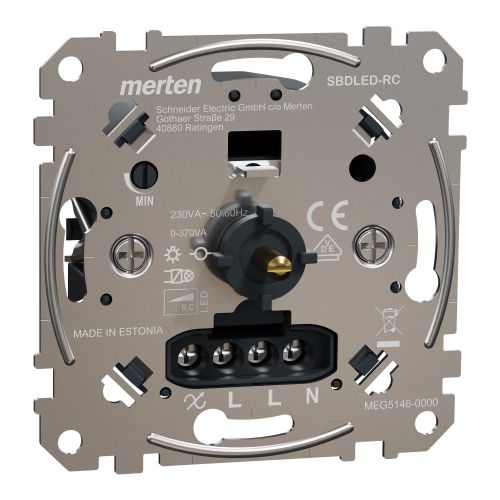 Bild: MERTEN MEG5146-0000 Multiwire LED Drehdimmer-Einsatz AC 230