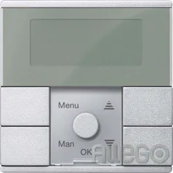Merten MEG5754-0460 Zeitschaltuhr-Modul aluminium, System M