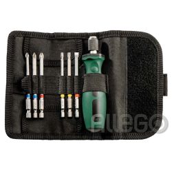 Metabo 626723000 Bit-Rolltasche, 7-tlg.